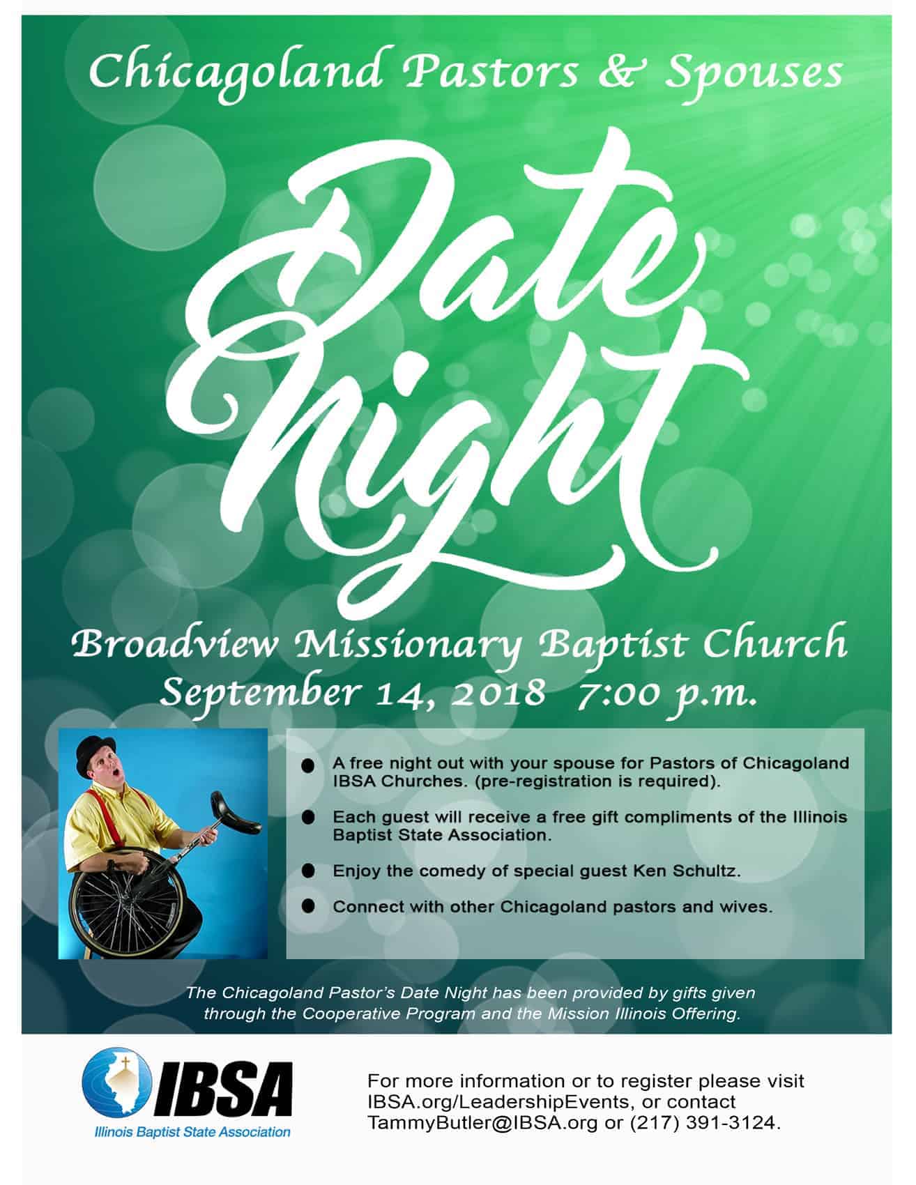 Chicagoland Pastors and Spouses Date Night