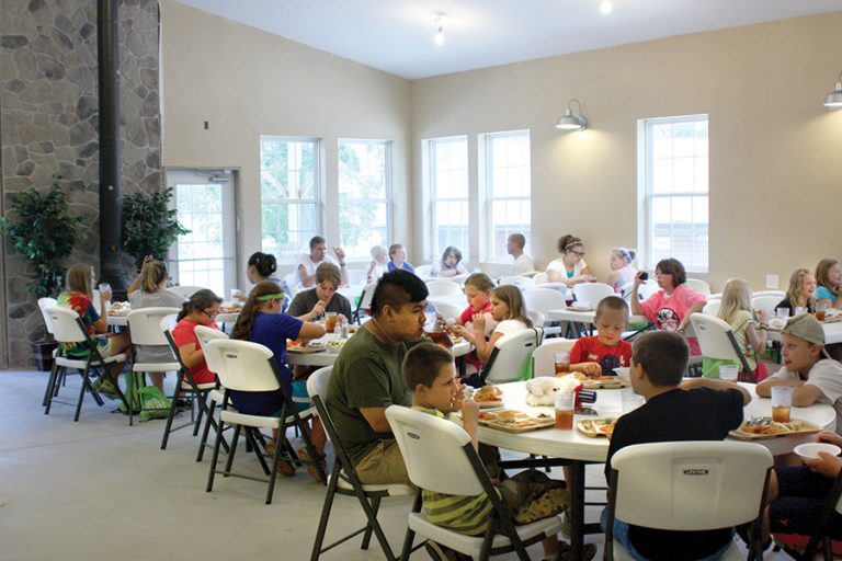 Dining Hall at Lake Sallateeska Baptist Camp