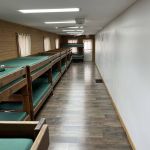 Left Bunkroom with 8 bunk beds
