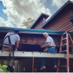 Campers On Mission working on the chapel. Thanks COM!!