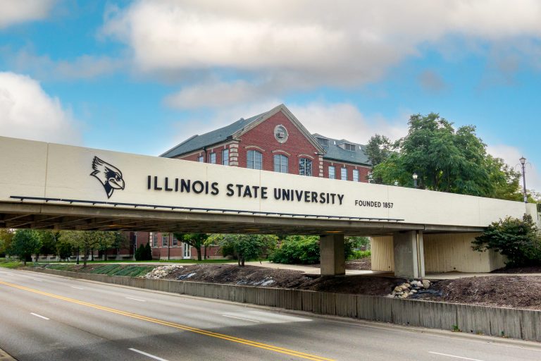 Bridge near campus of Illinois State University, Normal